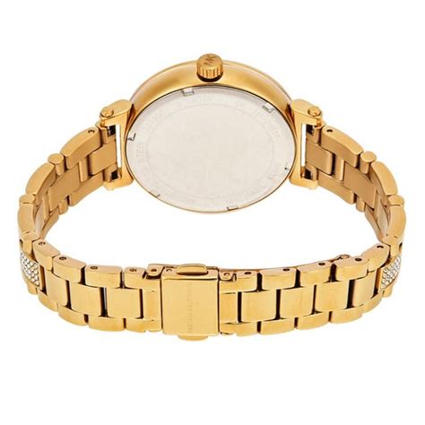 Michael Kors Sofie Quartz Gold Dial Gold Steel Strap Watch For 